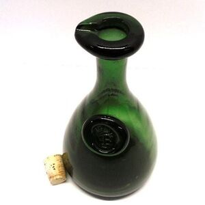 Vintage Green Glass Wine Carafe - Danish Holmegaard Elsinore